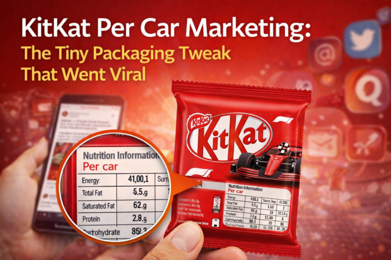 KitKat Per Car F1 packaging promotion revealed