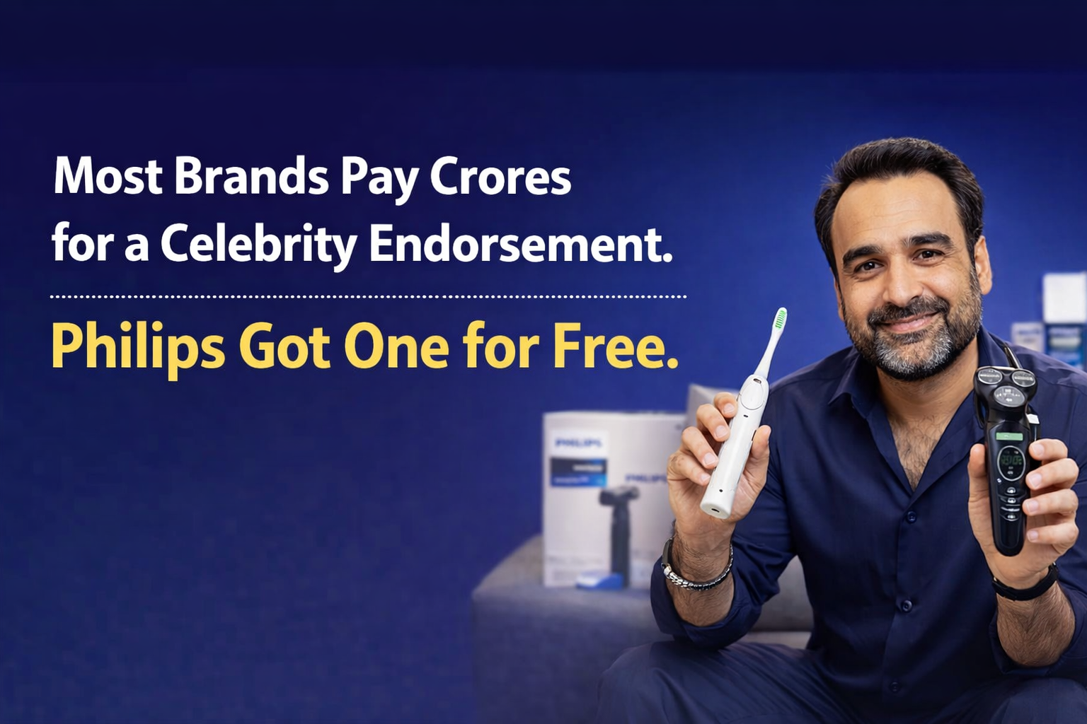 Philips free celebrity endorsement marketing case study banner